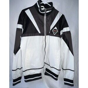 NWT LeTigre Mens Zip Up Windbreaker Light Jacket Large